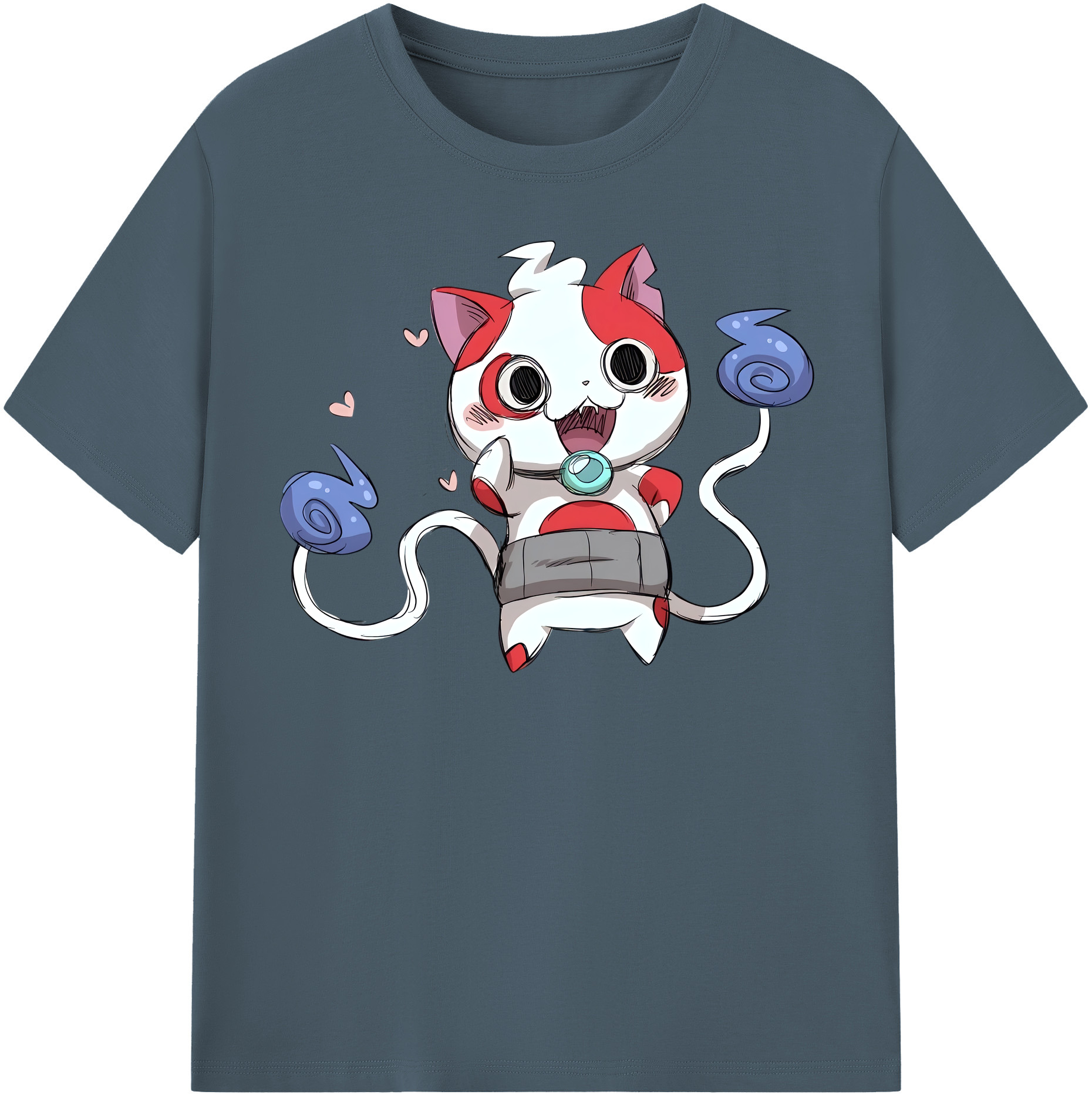 （画像用） 妖怪ウォッチ Yo-kai Watch 綿100％半袖Tシャツ（フロントプリント）